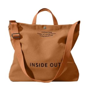 Large Capacity Shopping Bags Woman Black Canvas Tote Bag High-End Versatile Shoulder Bag (Option: Style4)