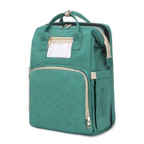 Portable Folding Crib Mummy Bag Portable (Option: Green)
