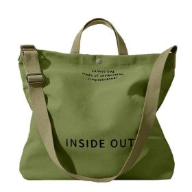 Large Capacity Shopping Bags Woman Black Canvas Tote Bag High-End Versatile Shoulder Bag (Option: Style1)