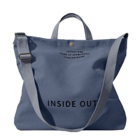 Large Capacity Shopping Bags Woman Black Canvas Tote Bag High-End Versatile Shoulder Bag (Option: Style3)
