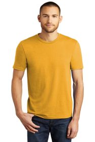 District Perfect Tri Tee DM130 (Color: Ochre Yellow Heather, size: L)