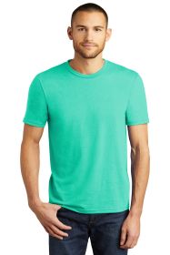 District Perfect Tri Tee DM130 (Color: Aqua Heather, size: 4XL)