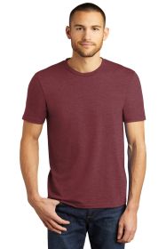 District Perfect Tri Tee DM130 (Color: Maroon Frost, size: M)