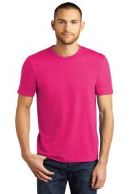 District Perfect Tri Tee DM130 (Color: Fuchsia Frost, size: XL)