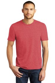 District Perfect Tri Tee DM130 (Color: Red Frost, size: L)