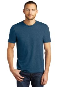 District Perfect Tri Tee DM130 (Color: Heathered Neptune Blue, size: M)