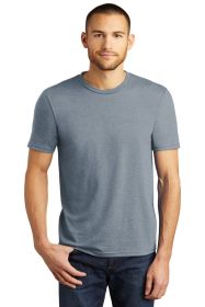 District Perfect Tri Tee DM130 (Color: Flint Blue Heather, size: 3XL)