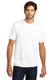 District Perfect Tri Tee DM130 (Color: White, size: 4XL)