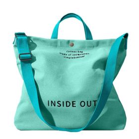 Large Capacity Shopping Bags Woman Black Canvas Tote Bag High-End Versatile Shoulder Bag (Option: Style2)
